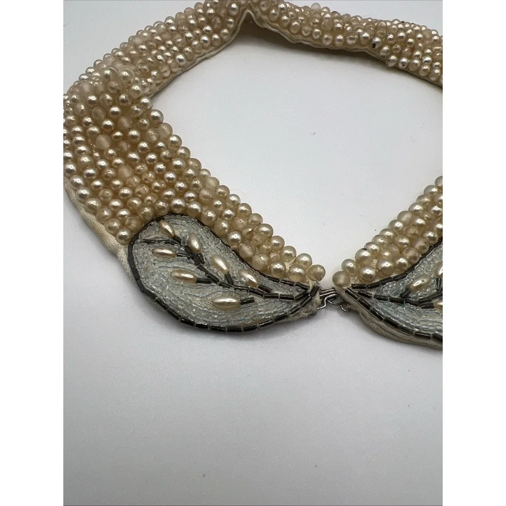 Vintage Pearl Beaded‎ Collar